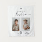 Gemeinsame Taufe 2 Foto Wandteppich (Vorderseite)