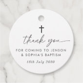 Gemeinsame Taufe Geschenkanhänger (Vorderseite)