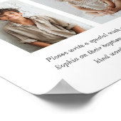 Gemeinsame Taufe wünscht Poster (Ecke)