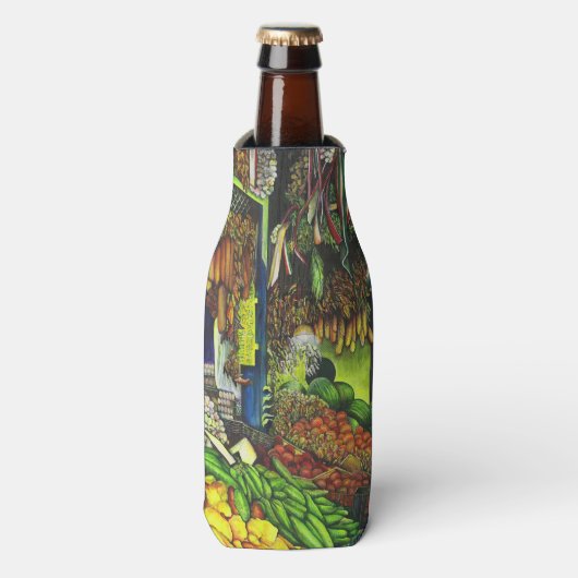 Gemeinsame Themen menschlicher Interaktionen, Buda Flaschenkühler (Flaschenvorderseite)