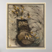 GEMEINSAME WASPS - Illustration des Insektenbuchs Poster (Vorne)