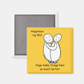 gemeinsamen Umarmen Magnet (Vorderseite/Rückseite)