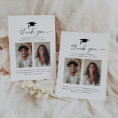 Gemeinsamer Abschluss 2 Foto Dankeschön Karte