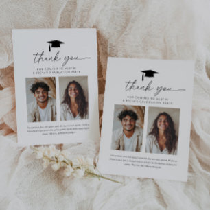 Gemeinsamer Abschluss 2 Foto Dankeschön Karte