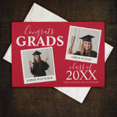 Gemeinsamer Abschluss | 2 Foto Einladung