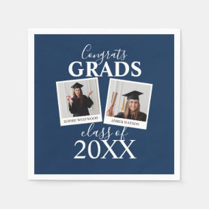 Gemeinsamer Abschluss   2 Foto Napkins Serviette