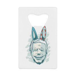 gemeinsamer demokratischer Esel Geldbeutel Flaschenöffner