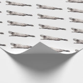 Gemeinsamer Seehund vitulina Phoca Geschenkpapier (Ecke)