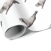 Gemeinsamer Seehund vitulina Phoca Geschenkpapier (Rolleneckpunkt)