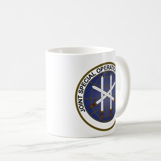 Gemeinsamer Spezialoperation-Befehl JSOC Kaffeetasse (VorderseiteRechts)