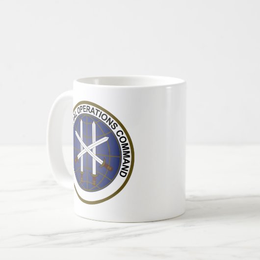 Gemeinsamer Spezialoperation-Befehl JSOC Kaffeetasse (Vorderseite Links)