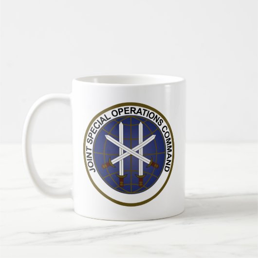 Gemeinsamer Spezialoperation-Befehl JSOC Kaffeetasse (Links)