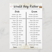 Gemeinsames Bachelor/Junggeselinnen-Abschied-Spiel Einladung (Vorderseite)