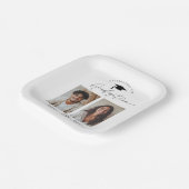 Gemeinsames Foto der Graduierungspartei 2 Pappteller (Gewinkelt)