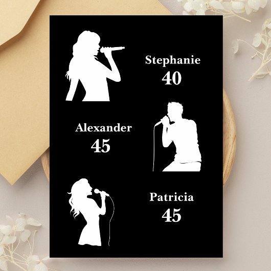 Gemeinsames Geburtstagtriple den Spaß Minimalistis Einladung