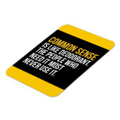 GEMEINSAMES SINN IST WIE DEODORANTE LUSTIGE SPRÜCH MAGNET (Linke Seite)