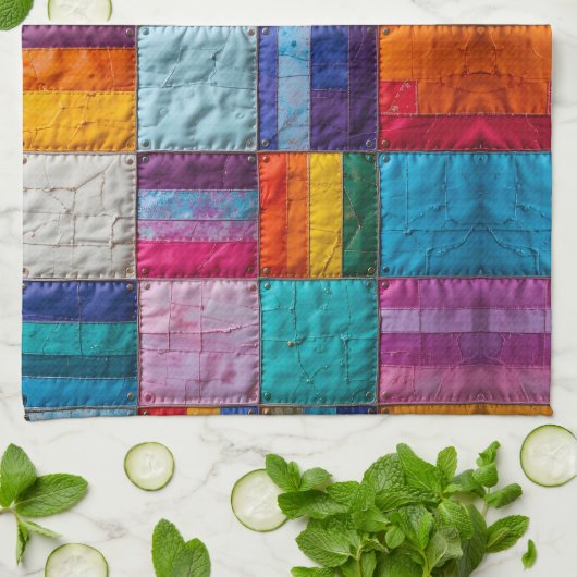 Gemeinsamkeit und Diversity Geschirrtuch (Gefaltet)