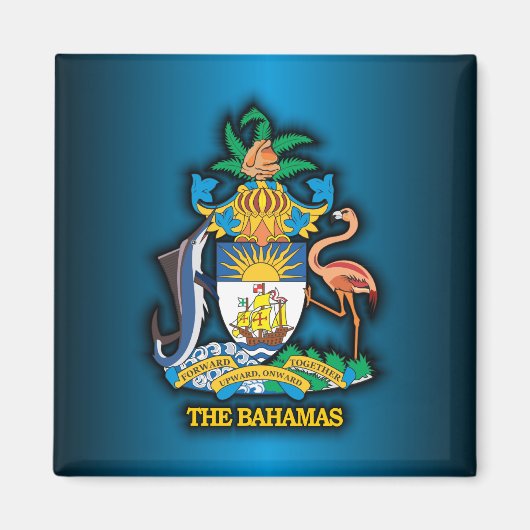 Gemeinschaft Bahamas COA Magnet (Vorne)