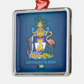 Gemeinschaft Bahamas COA Ornament Aus Metall (Links)
