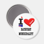 GEMEINSCHAFT BATHURST I LIEBE MAGNET (Vorderseite/Rückseite)