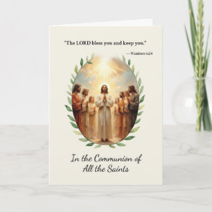 Gemeinschaft der Heiligen Gottes Frieden und Segen Karte