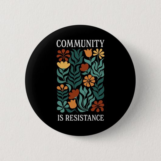 Gemeinschaft ist Widerstand  Button (Vorderseite)