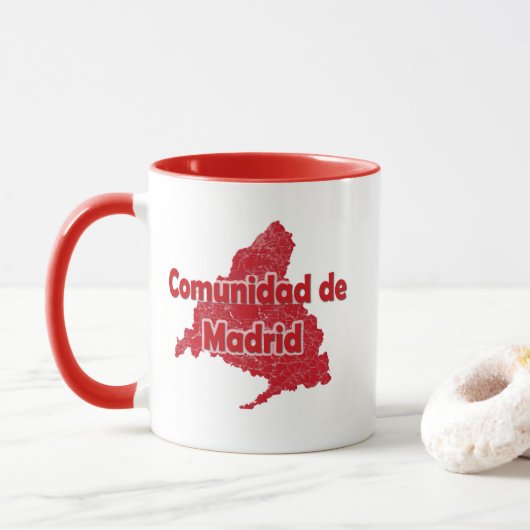 Gemeinschaft Madrid Tasse (Mit Donut)