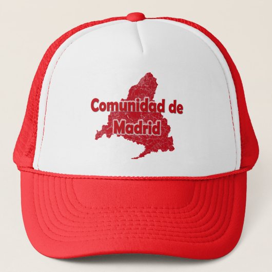 Gemeinschaft Madrid Truckerkappe (Vorderseite)