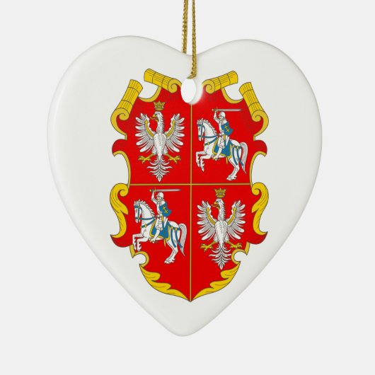 Gemeinschaft Polen-Litauen (Anstieg der Rose) Keramik Ornament (Rechts)