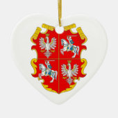 Gemeinschaft Polen-Litauen (Anstieg der Rose) Keramik Ornament (Vorne)