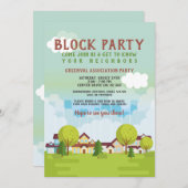 Gemeinschaftliches Party Einladung (Vorne/Hinten)