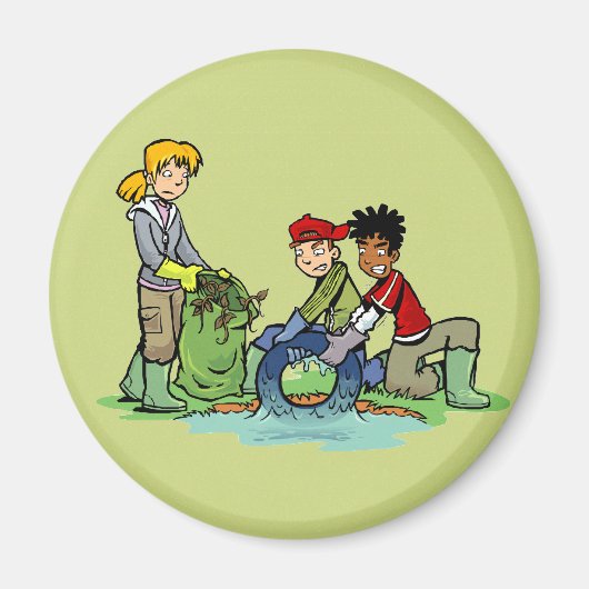 Gemeinschaftsdienstmagnet Magnet (Vorne)