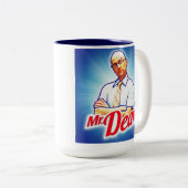 Gemeinschaftsherr Dekan Zweifarbige Tasse (VorderseiteRechts)