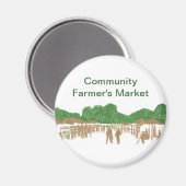 Gemeinschaftsmagnete für Landwirte Magnet (Vorderseite/Rückseite)