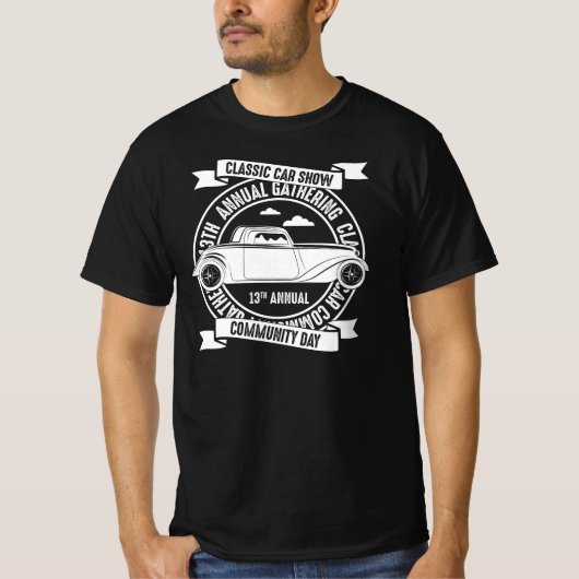Gemeinschaftstag der klassischen Autoshow T-Shirt (Vorderseite)