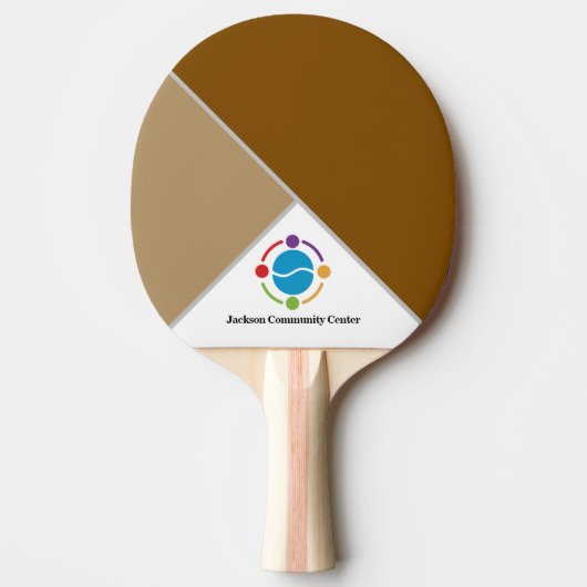 Gemeinschaftszentrum oder Unternehmen Tischtennis Schläger (Vorderseite)