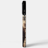 Gemeißelte Elche im Wald Case-Mate iPhone Hülle (Rückseite / Links)