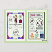 Gemel - Germanium Trading Card Postkarte (Rückseite)