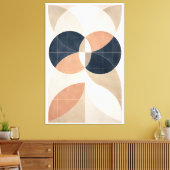 Gemessene Stille Leinwanddruck (Insitu (Wohnzimmer))