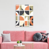 Gemessener Rhythmus Leinwanddruck (Insitu (Wohnzimmer))