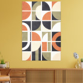 Gemessener Rhythmus Leinwanddruck (Insitu (Wohnzimmer))
