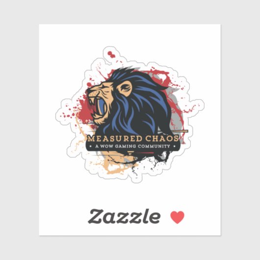 Gemessenes Chaos Aufkleber (Blatt)