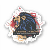Gemessenes Chaos Aufkleber (Vorderseite)