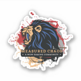 Gemessenes Chaos Aufkleber