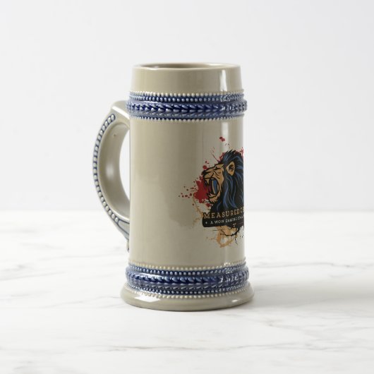 Gemessenes Chaos-Gildenstein Bierglas (Vorderseite Links)