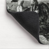 Gemetzel der Büffel auf den Ebenen Mousepad (Ecke)