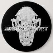 Gemetzel Heteronormativity Knopf Button (Vorderseite)