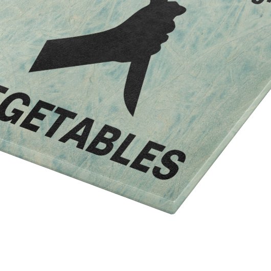Gemetzelgemüse Schneidebrett (Ecke)
