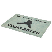 Gemetzelgemüse Schneidebrett (Ecke)