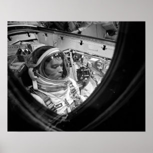 Gemini 10 Astronauten an Bord Poster